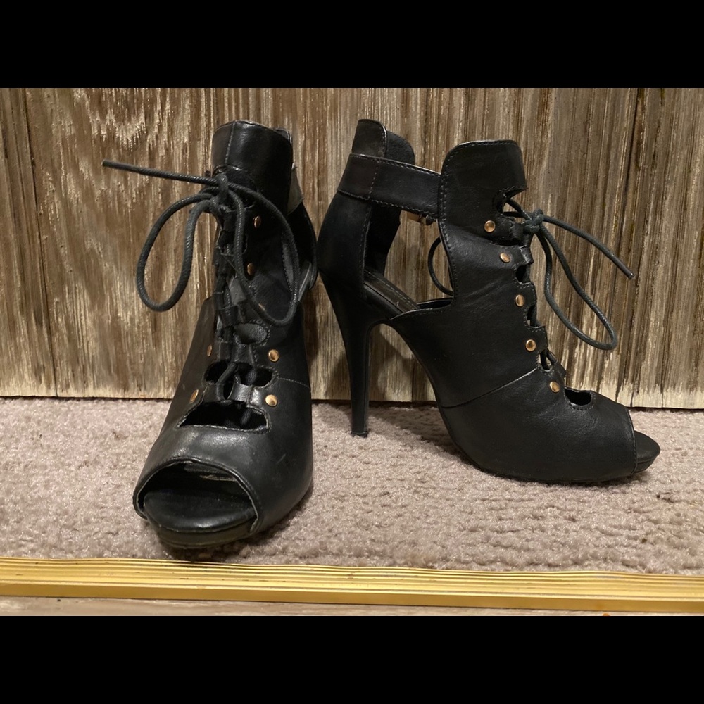 Black heels